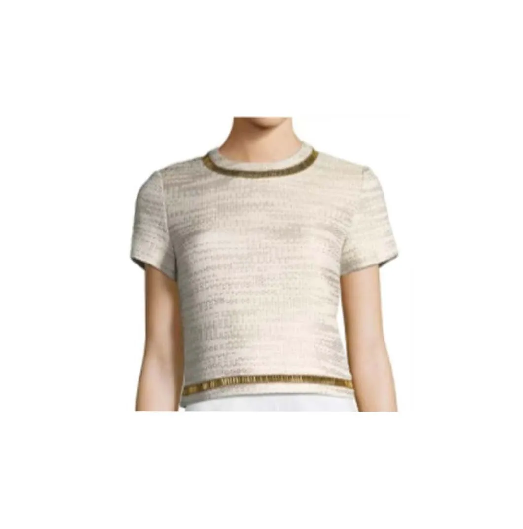 Samia Short Sleeve Top - Gold