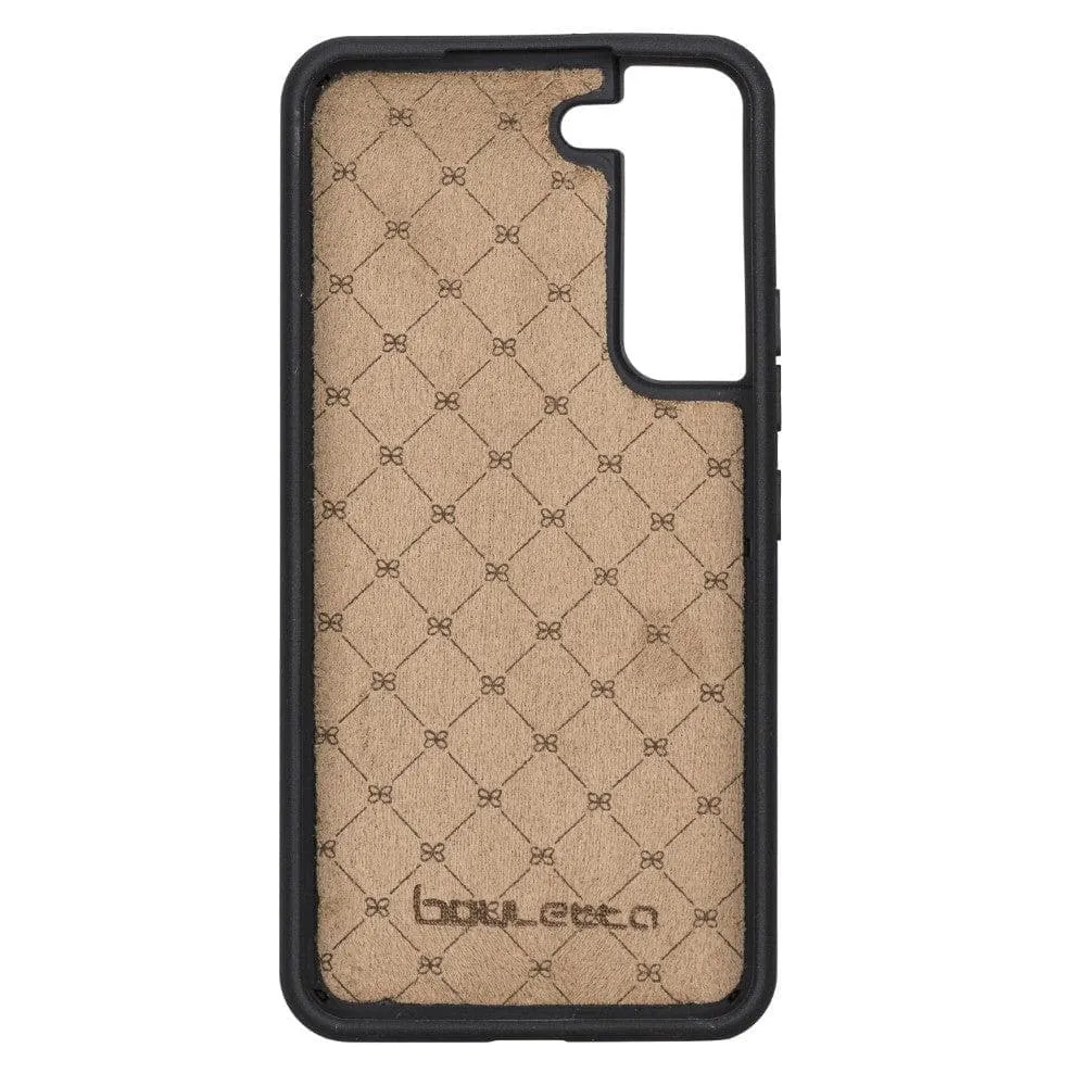 Samsung Galaxy S22 Series Genuine Leather Slim Back Cover Case with Card Holders