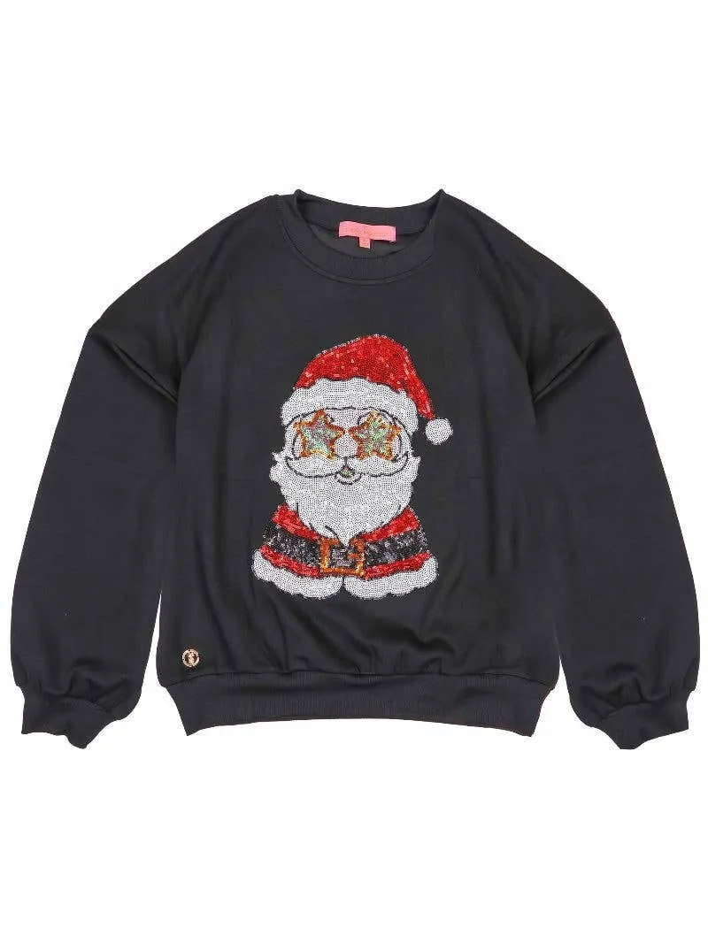 Santa Star Eyes Sweatshirt