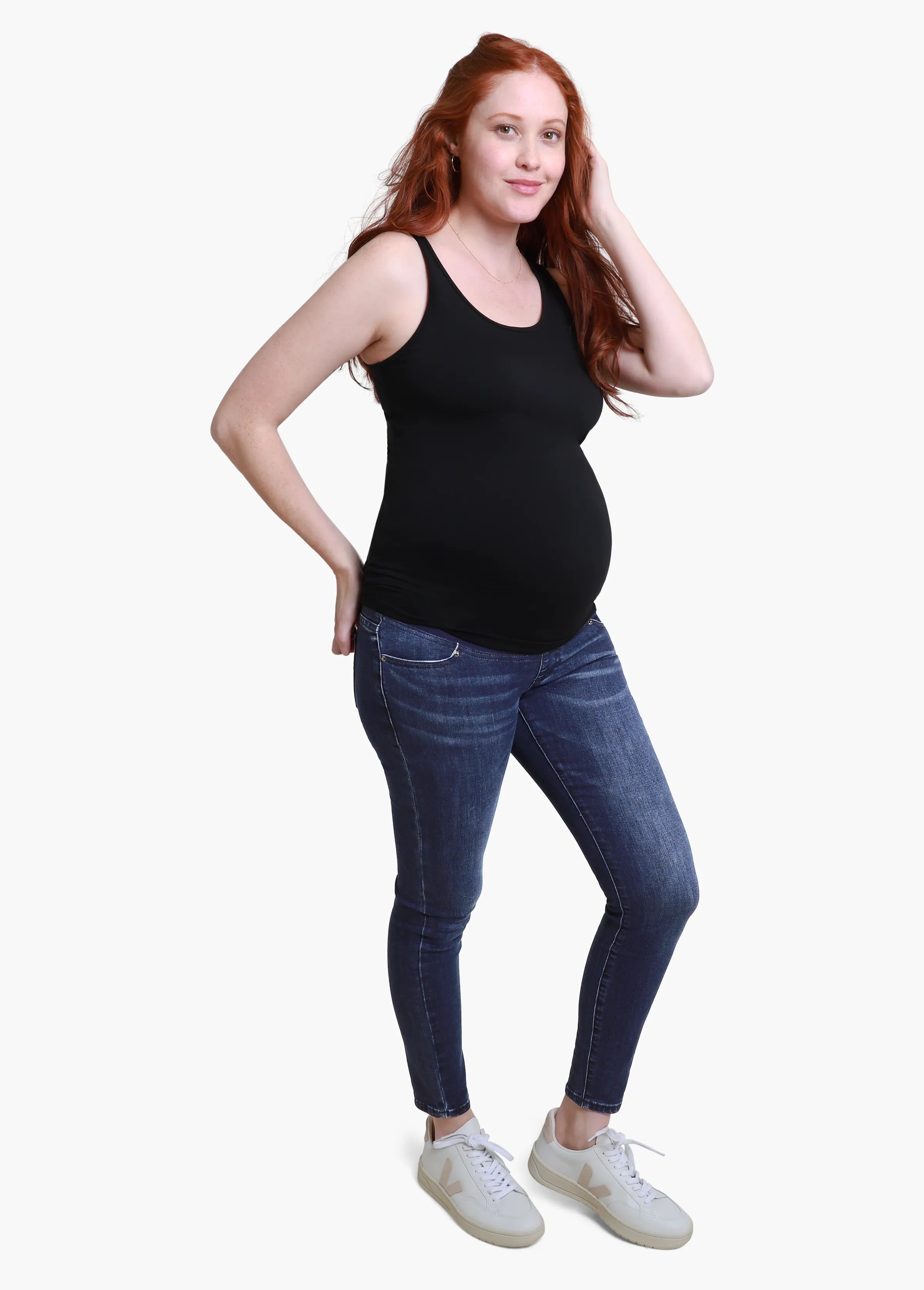 Scoop Neck Maternity Tank