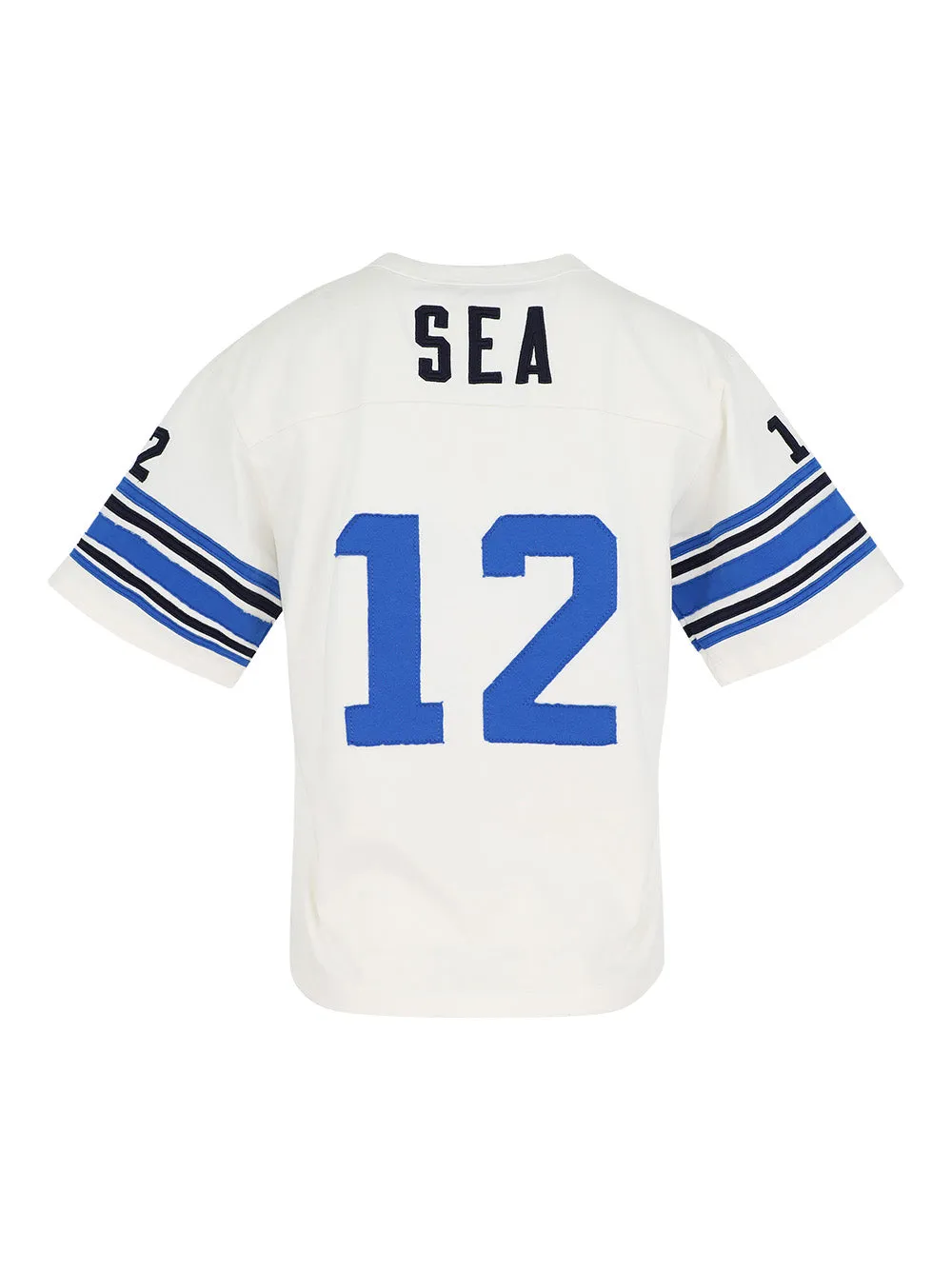 Sea Finnley Football Graphic T-Shirt in White