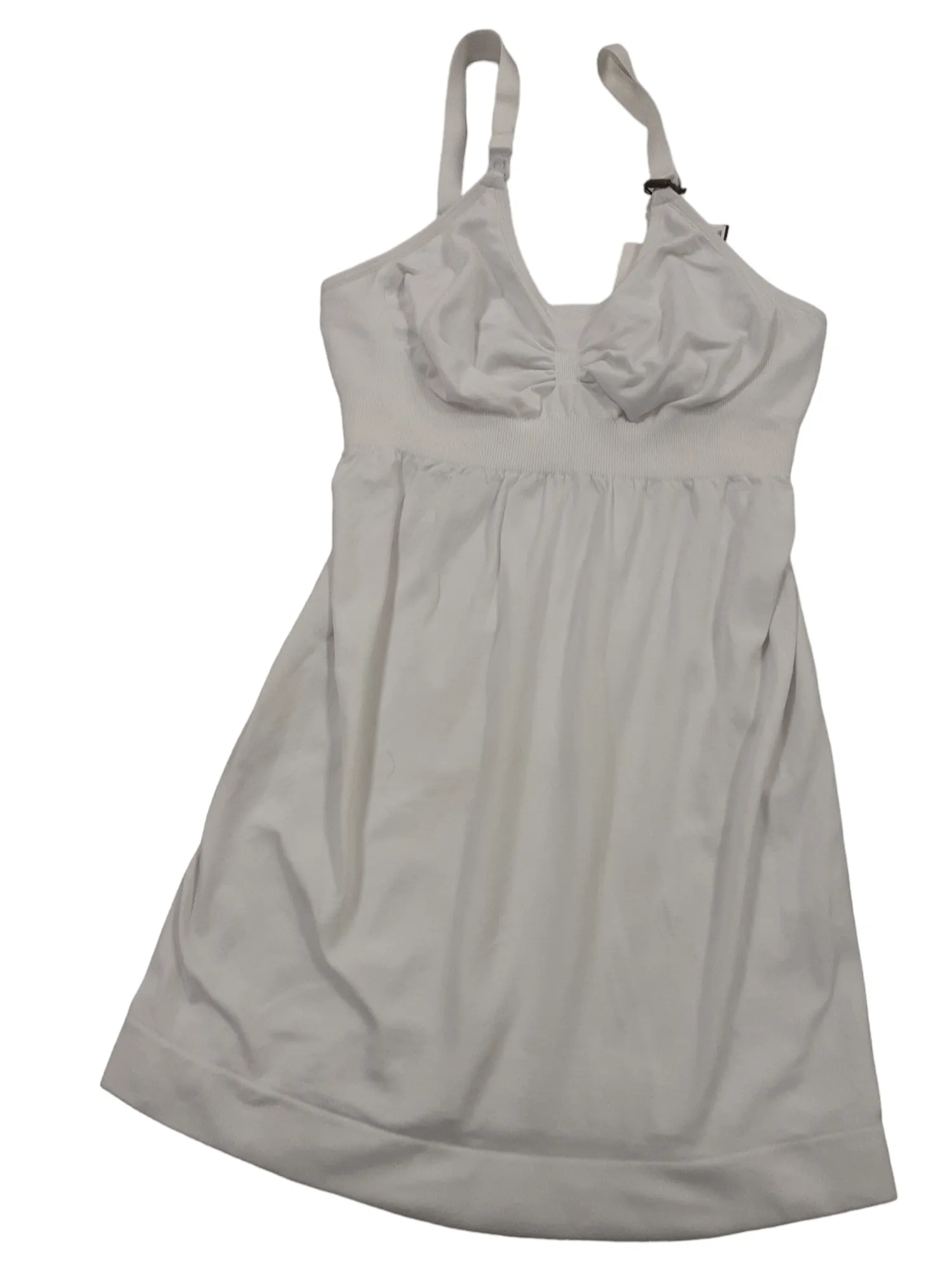 Seamless white nursing tank size medium