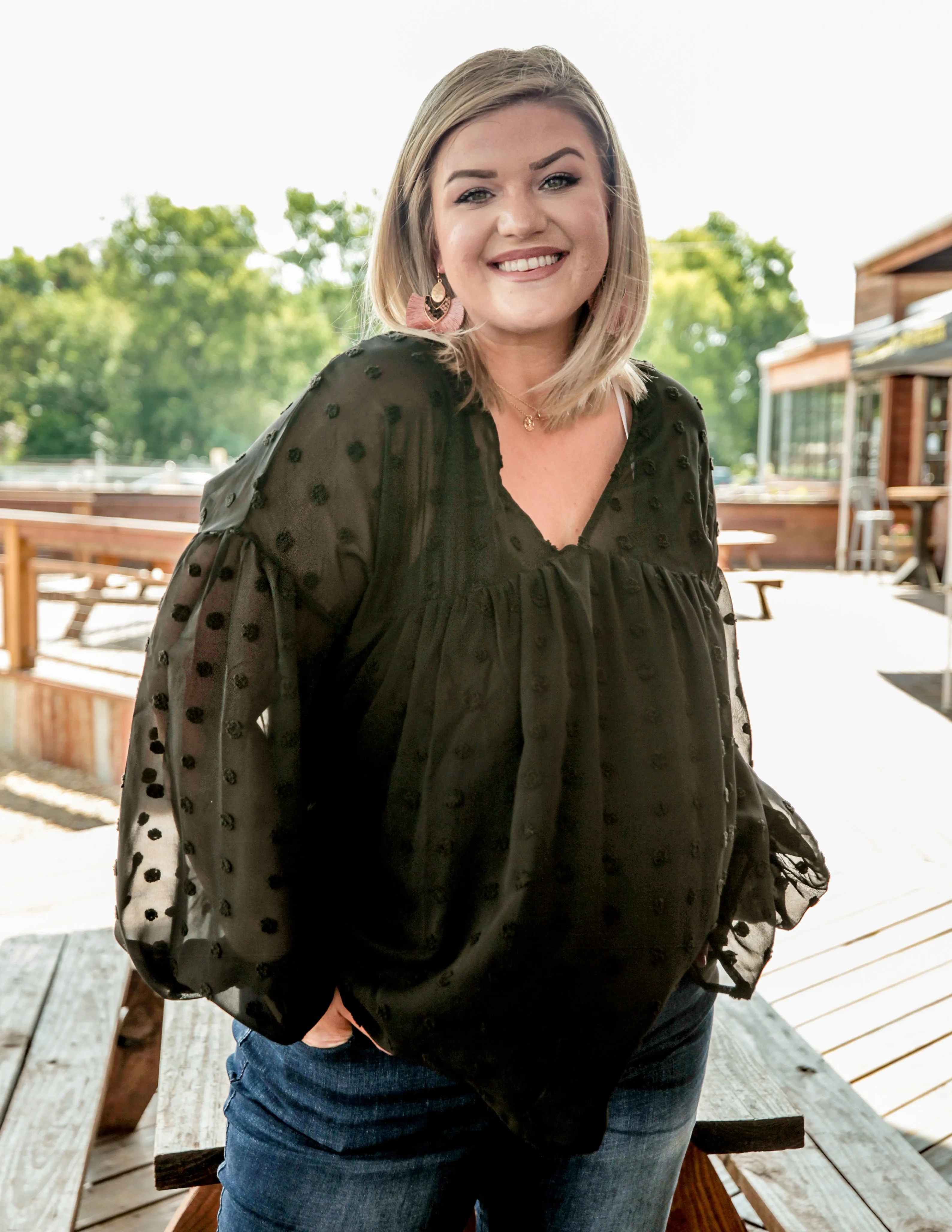 Secret Spot Babydoll Plus Top