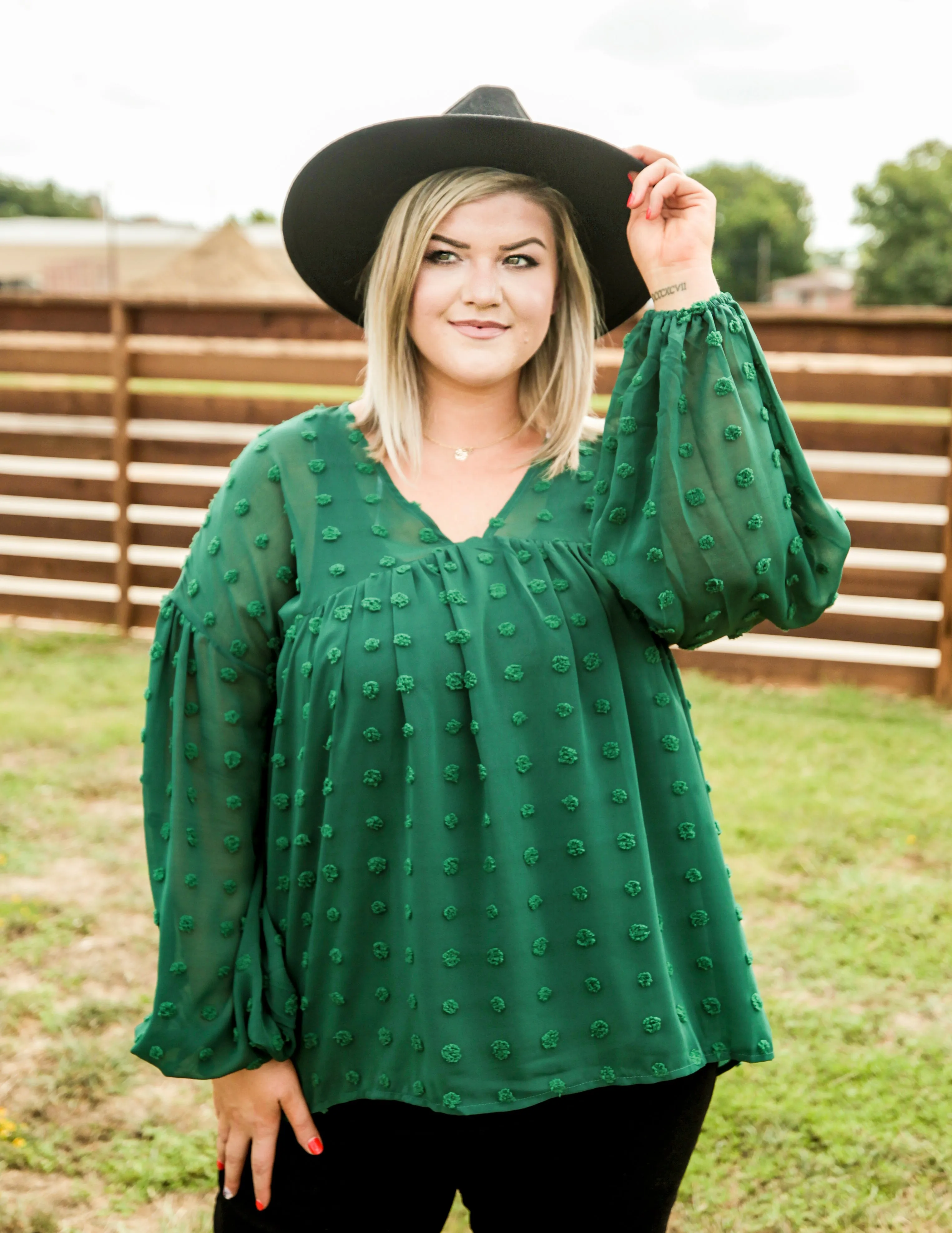 Secret Spot Babydoll Plus Top