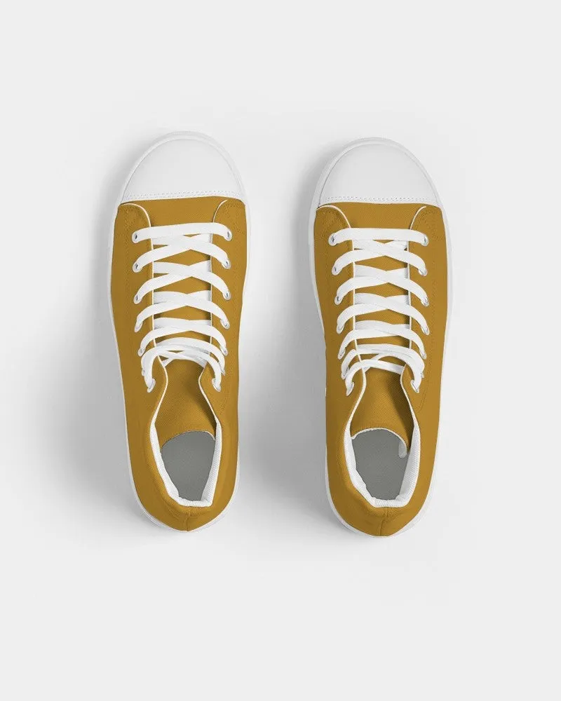 Shaded Orange High-Top Canvas Sneakers | Men's | C0M38Y100K30