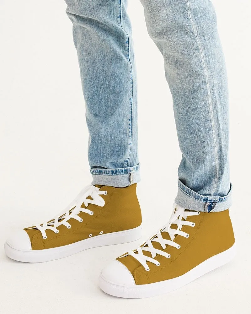 Shaded Orange High-Top Canvas Sneakers | Men's | C0M38Y100K30
