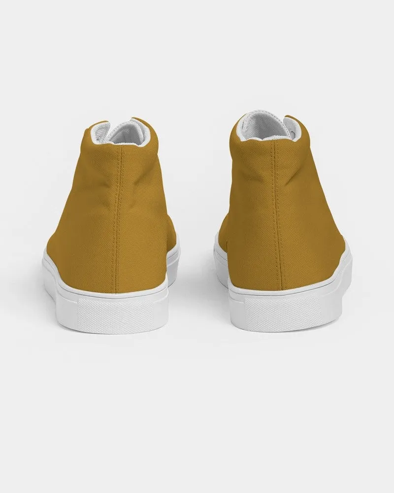 Shaded Orange High-Top Canvas Sneakers | Men's | C0M38Y100K30