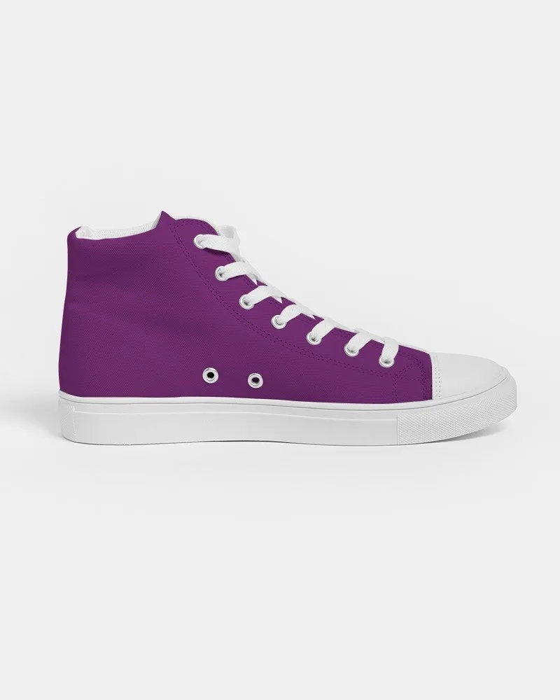 Shaded Purple High-Top Canvas Sneakers | Women's | C50M100Y0K30
