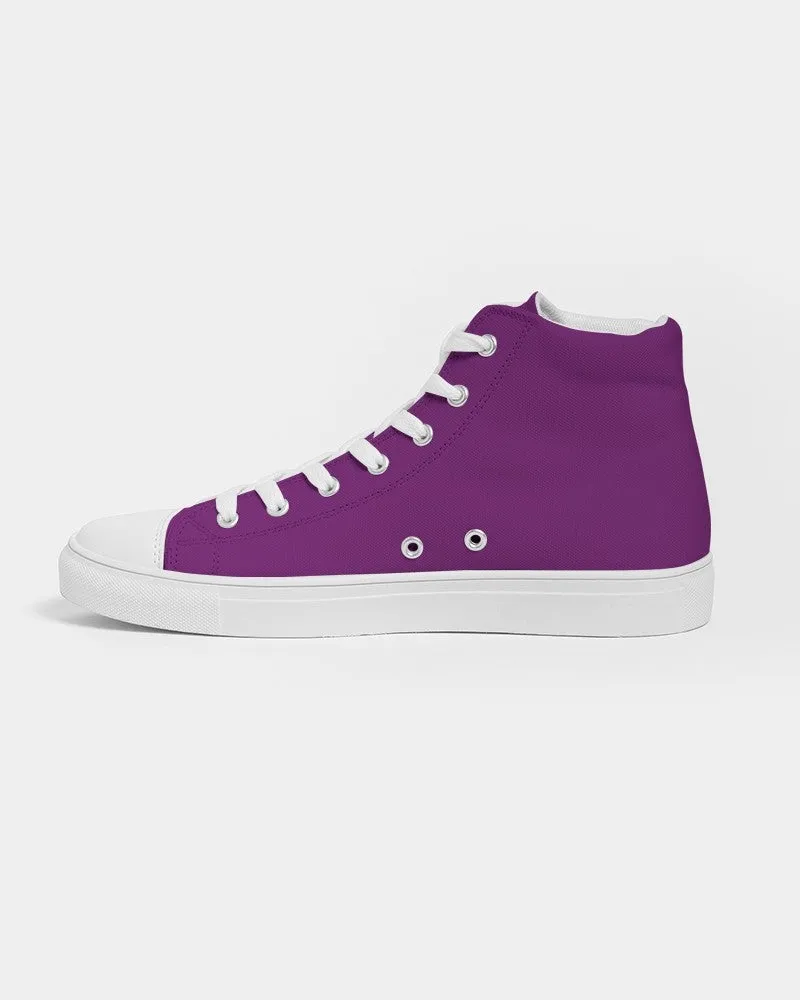 Shaded Purple High-Top Canvas Sneakers | Women's | C50M100Y0K30