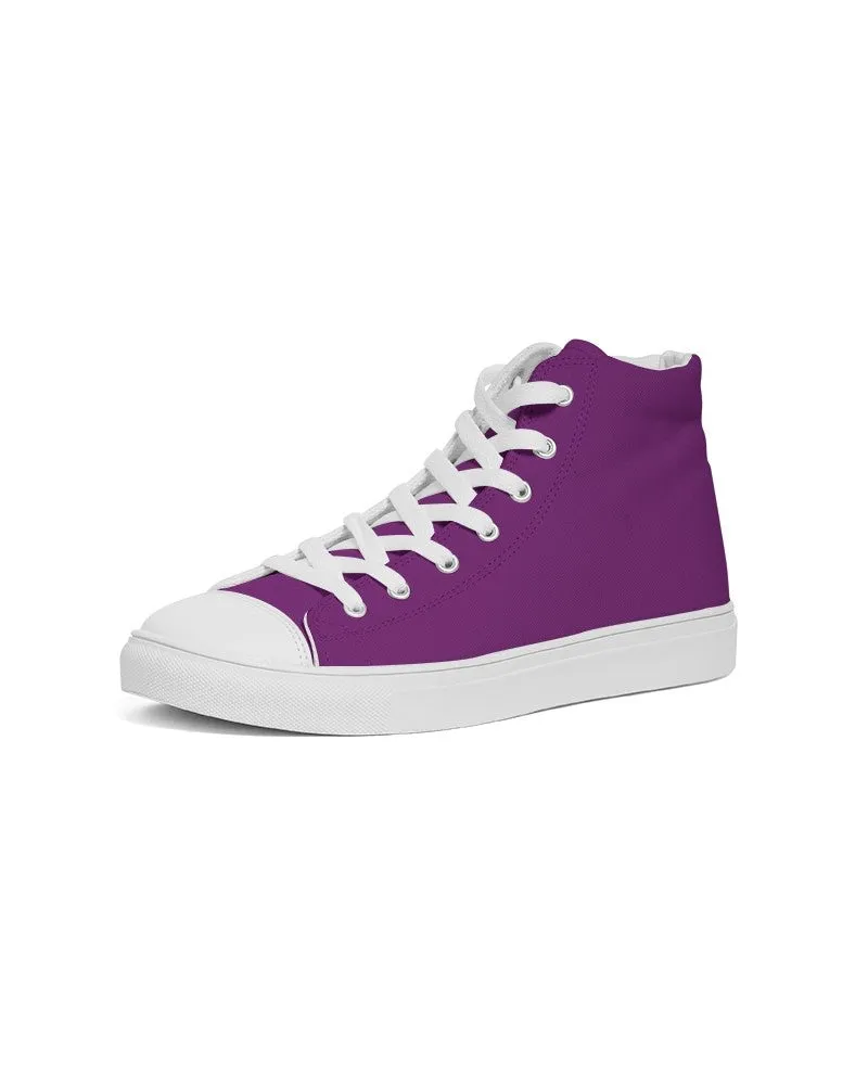 Shaded Purple High-Top Canvas Sneakers | Women's | C50M100Y0K30