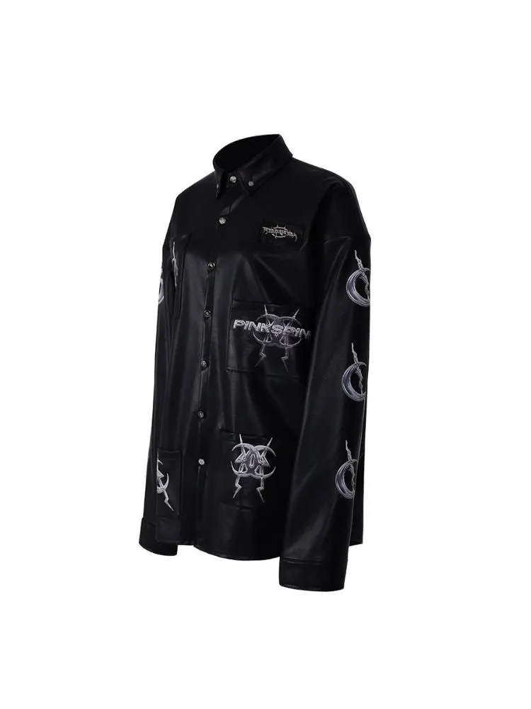 Shirt Leather Jacket