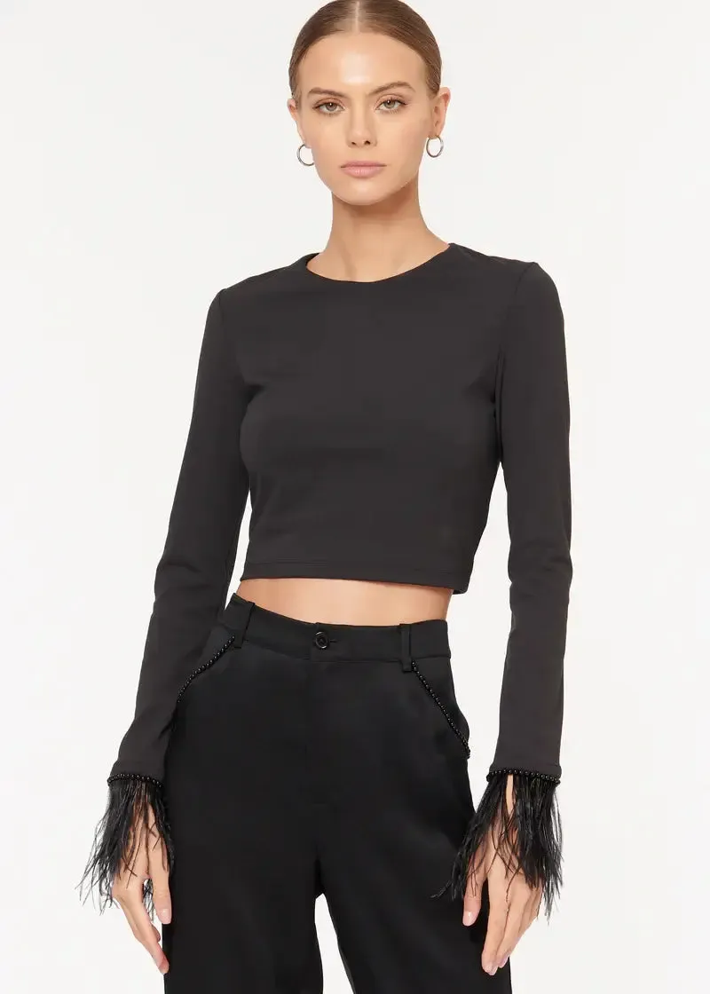 Shiza Top in Black