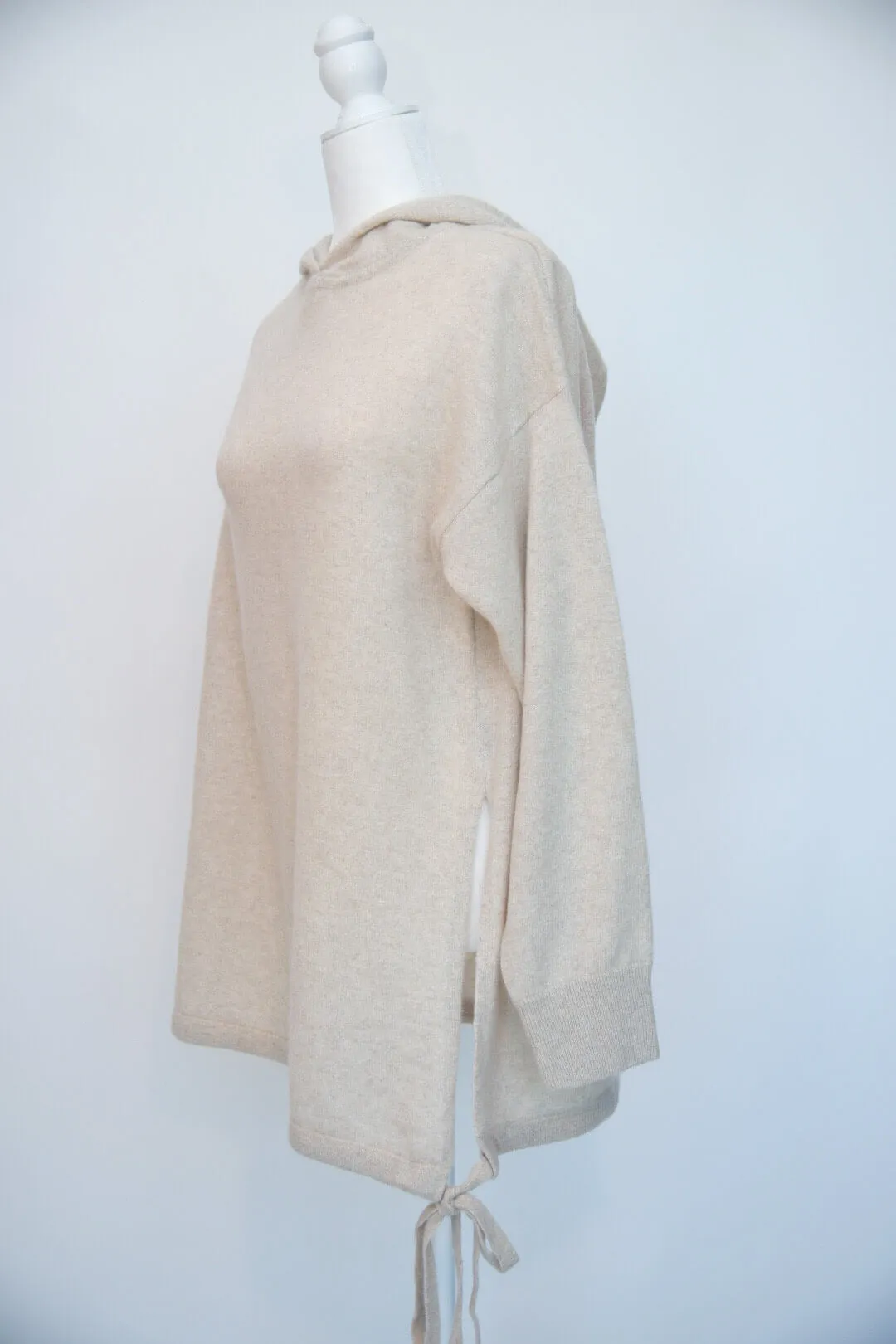 Skull Cashmere Hooded Sweater