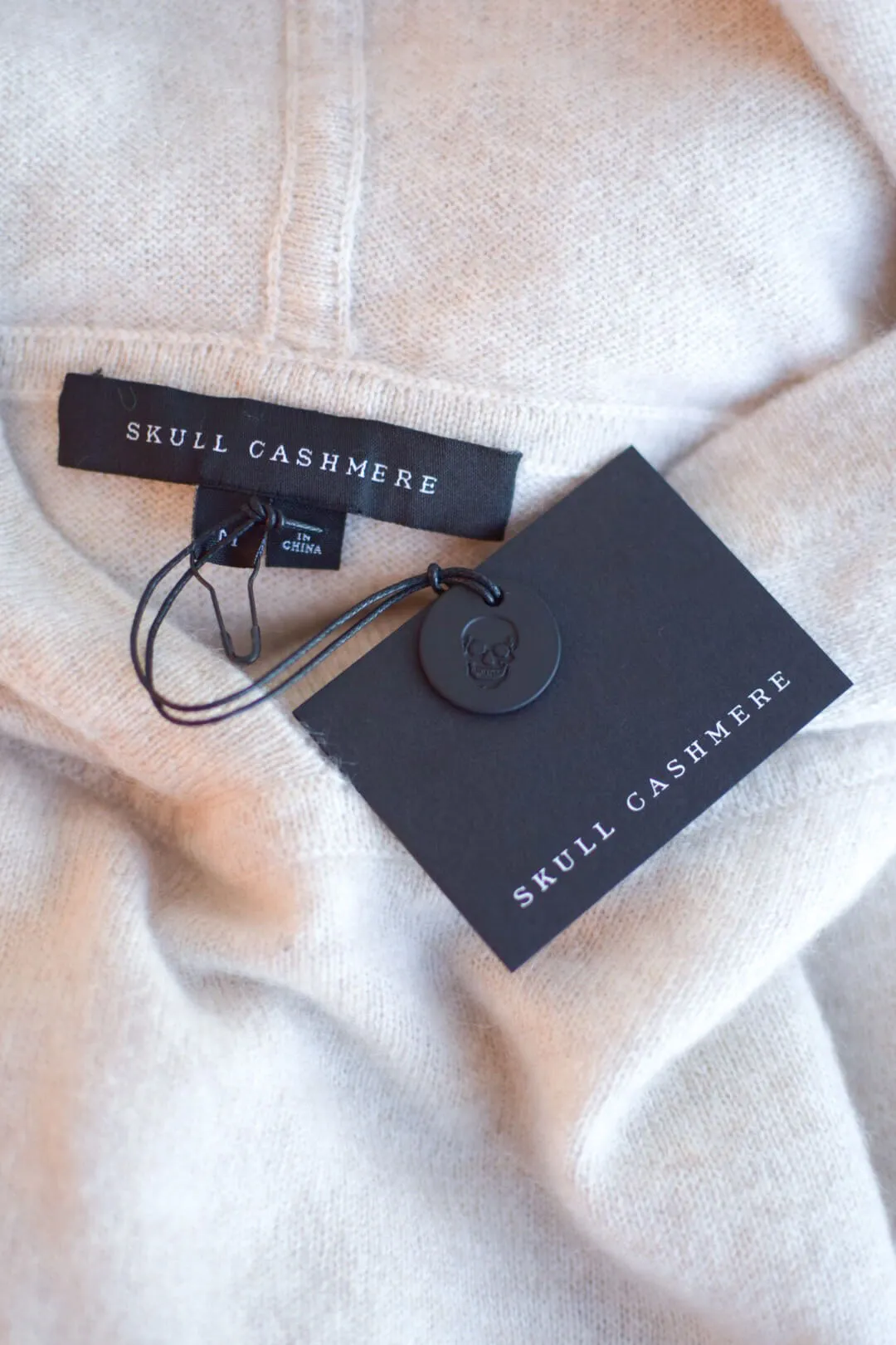 Skull Cashmere Hooded Sweater