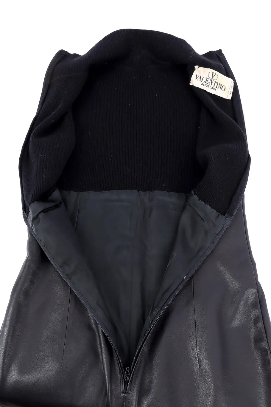 Sleeveless Leather Jumpsuit