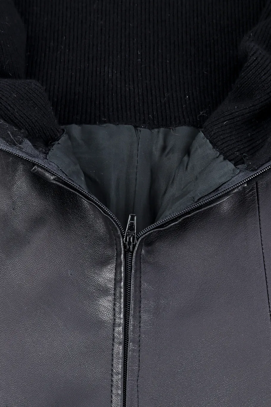 Sleeveless Leather Jumpsuit