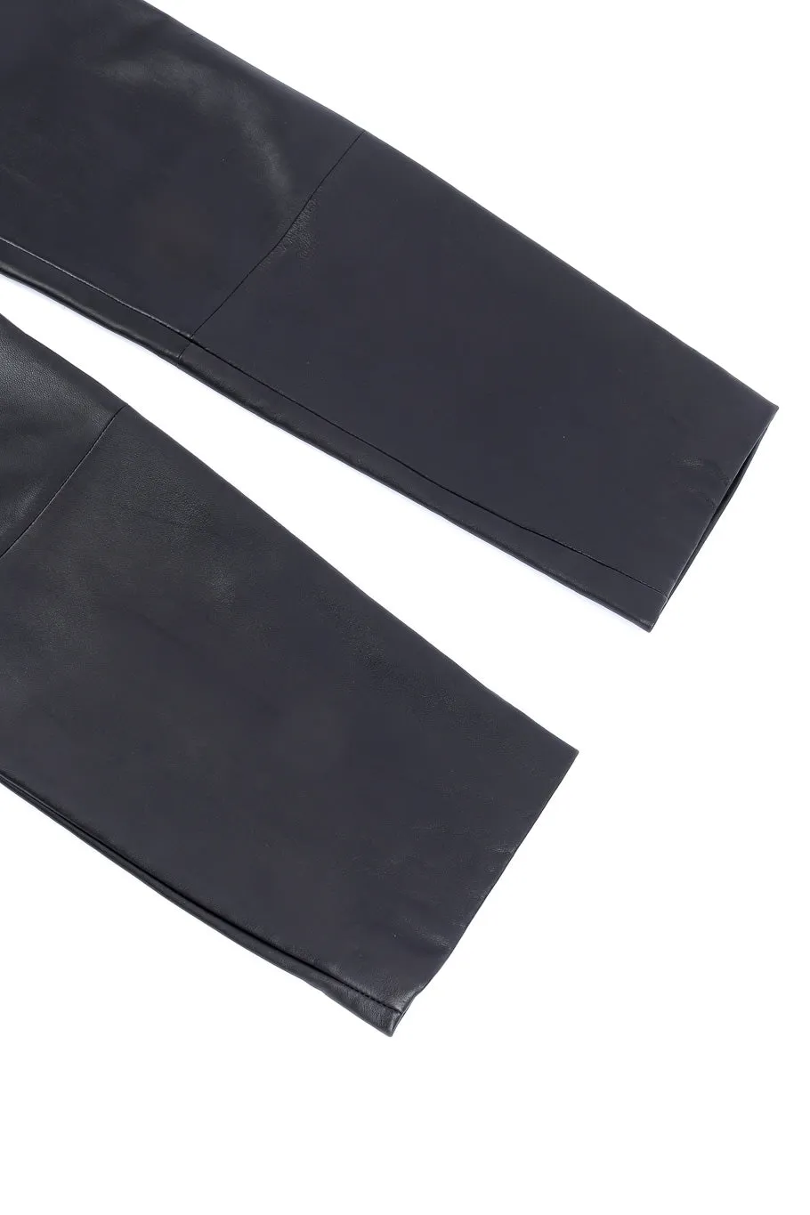Sleeveless Leather Jumpsuit
