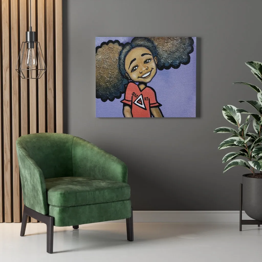Smart Girl Gallery Wrap Canvas