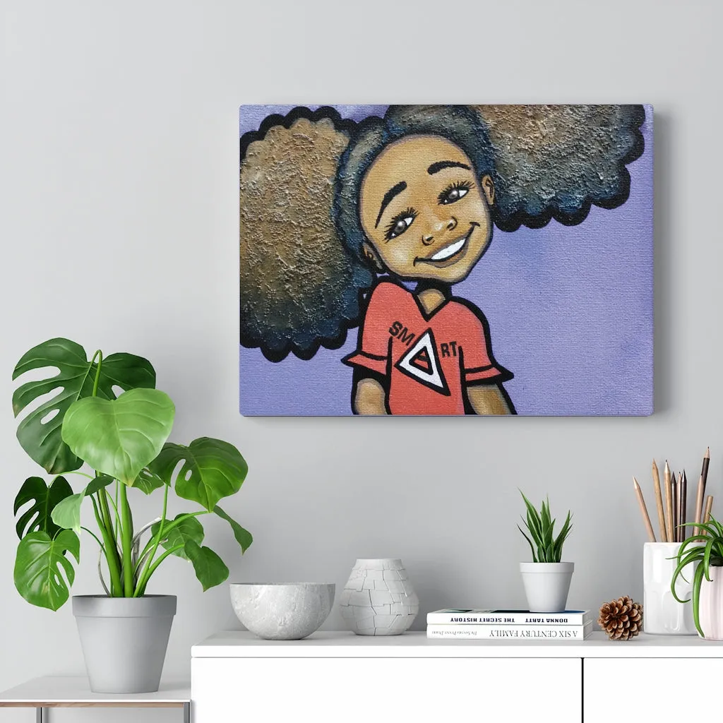 Smart Girl Gallery Wrap Canvas