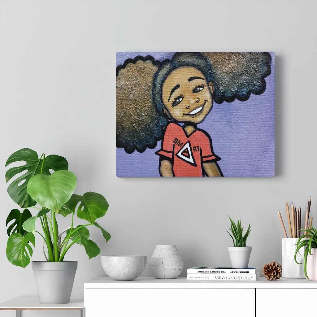 Smart Girl Gallery Wrap Canvas