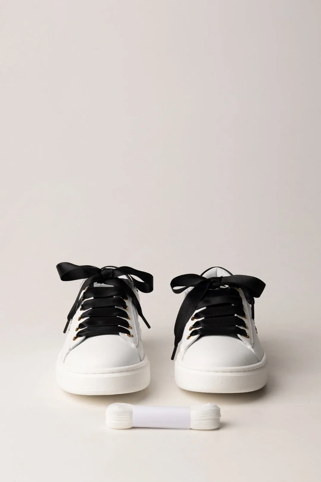 Sneakers con Logo Strass