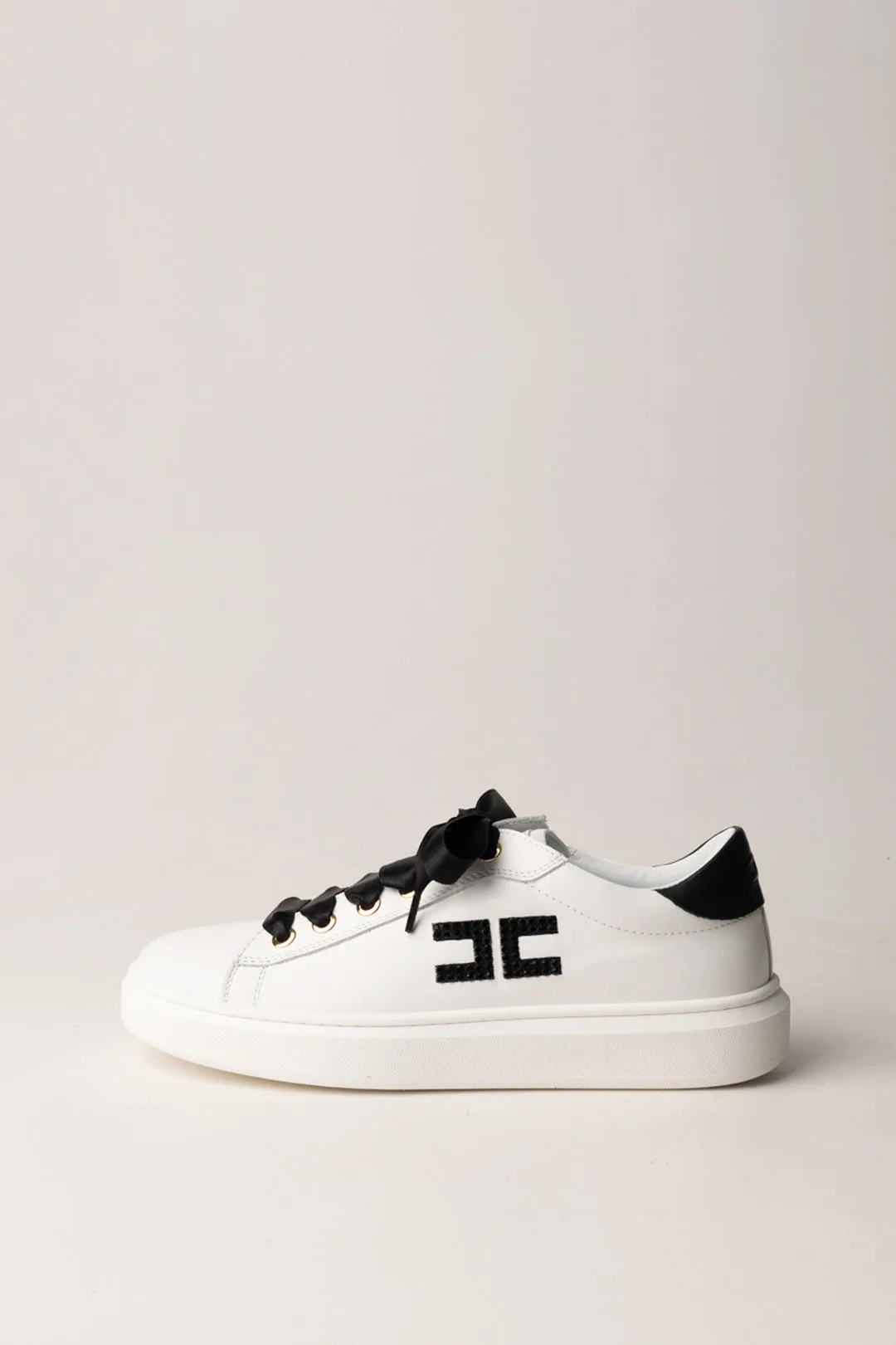 Sneakers con Logo Strass