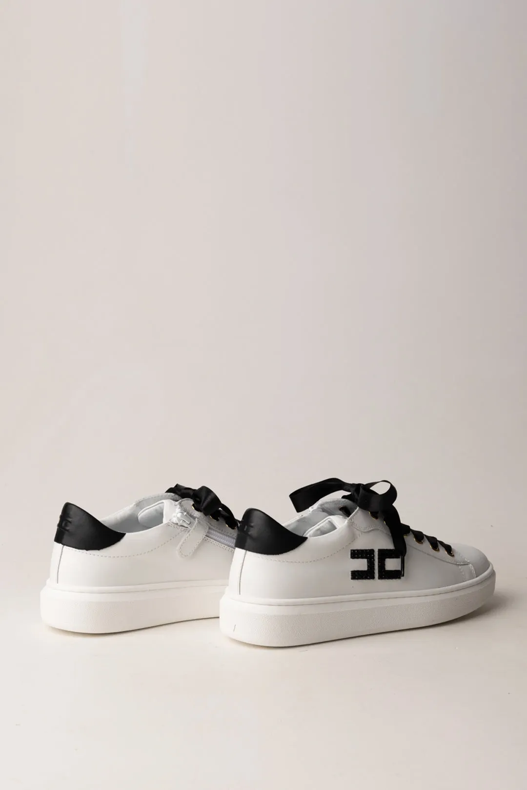 Sneakers con Logo Strass