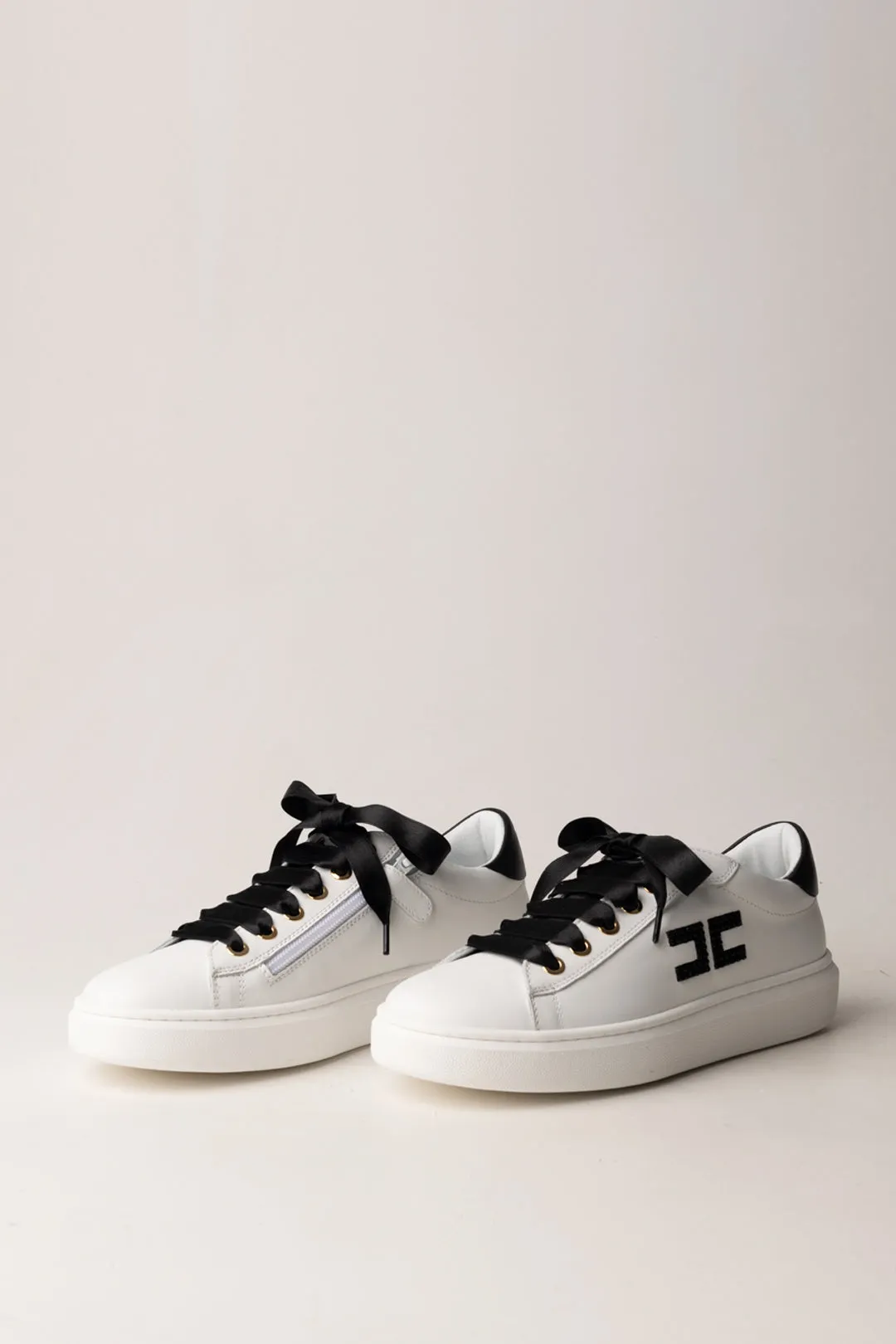 Sneakers con Logo Strass