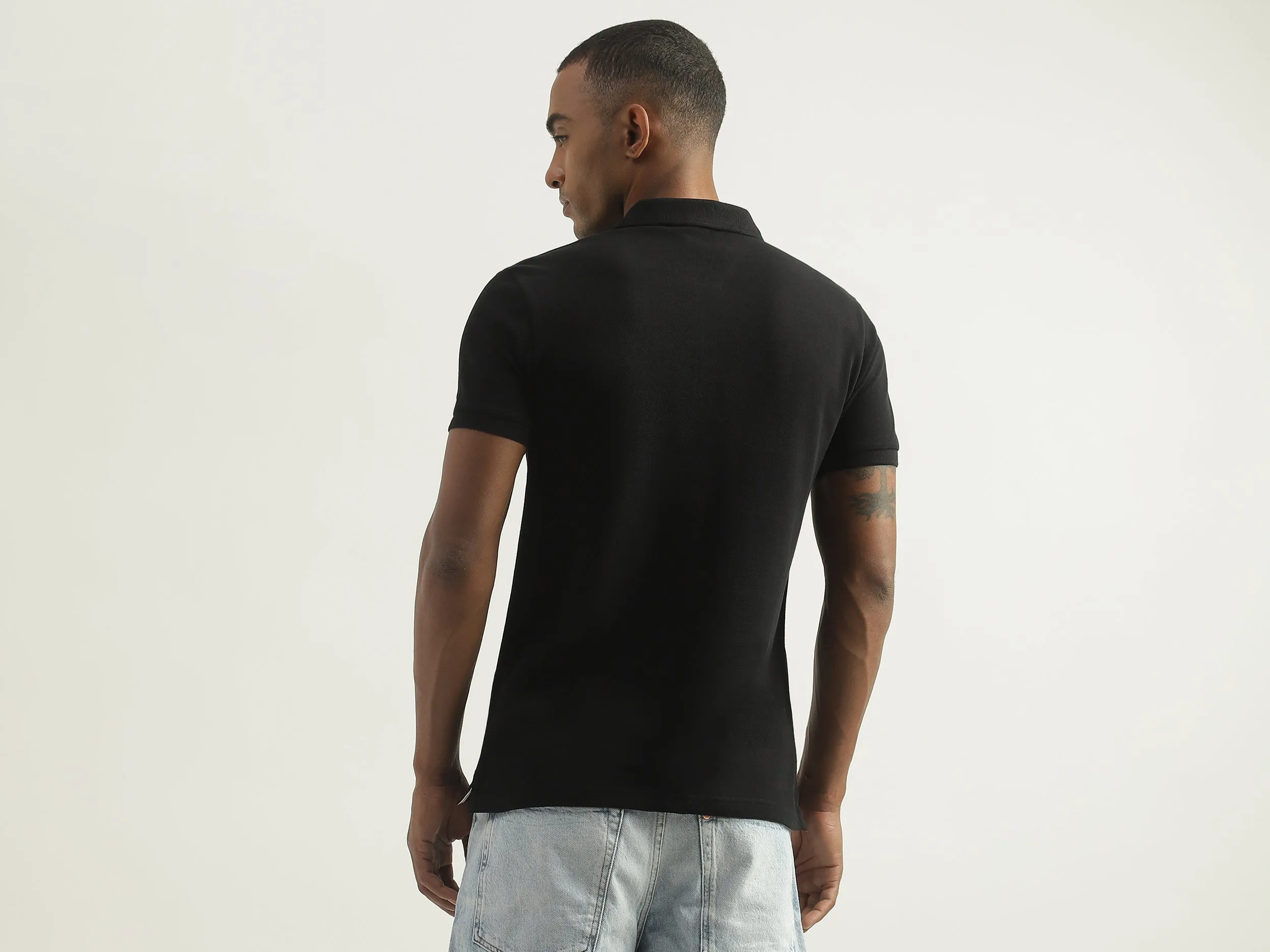 Solid Polo T-shirt