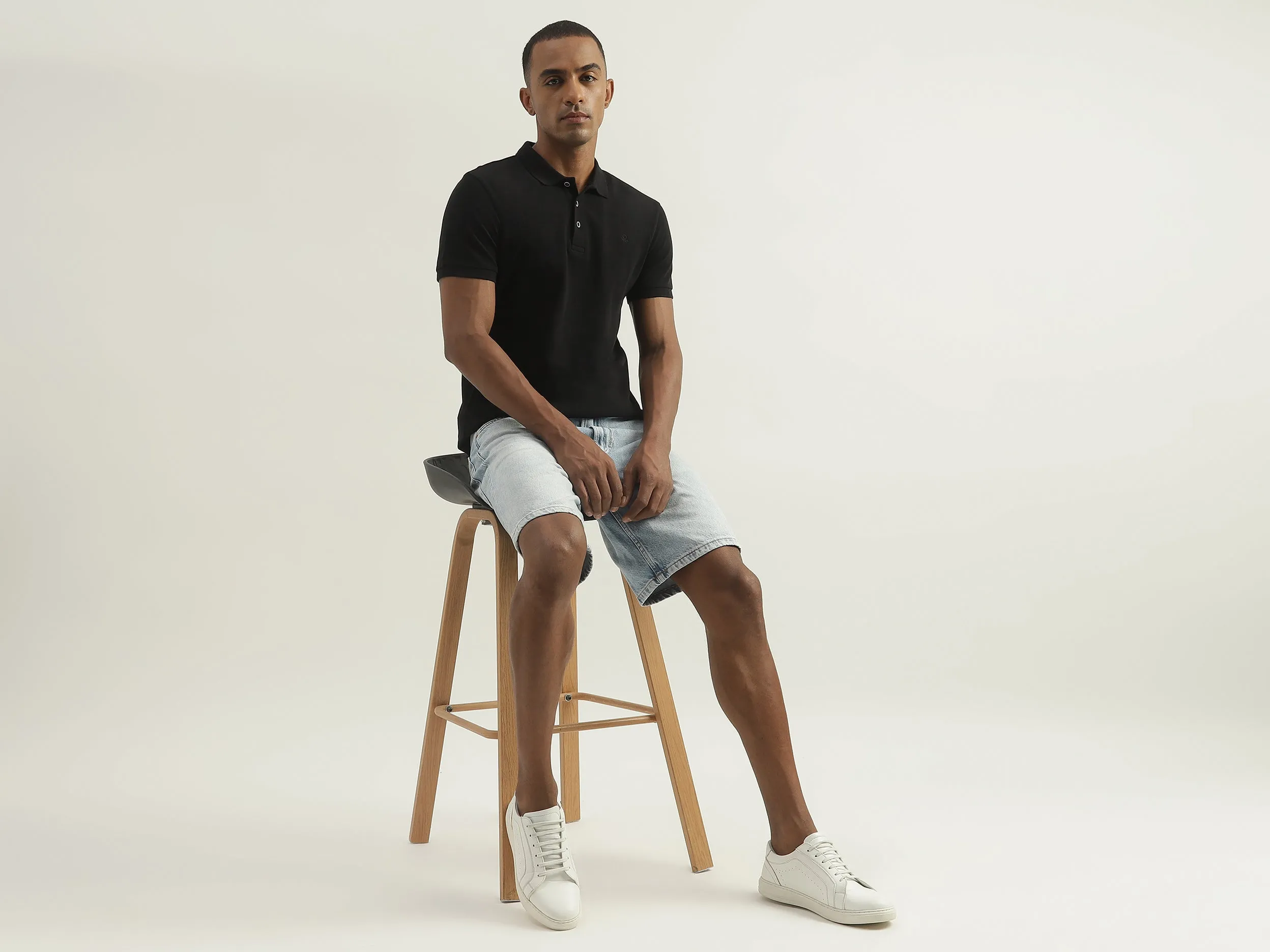 Solid Polo T-shirt