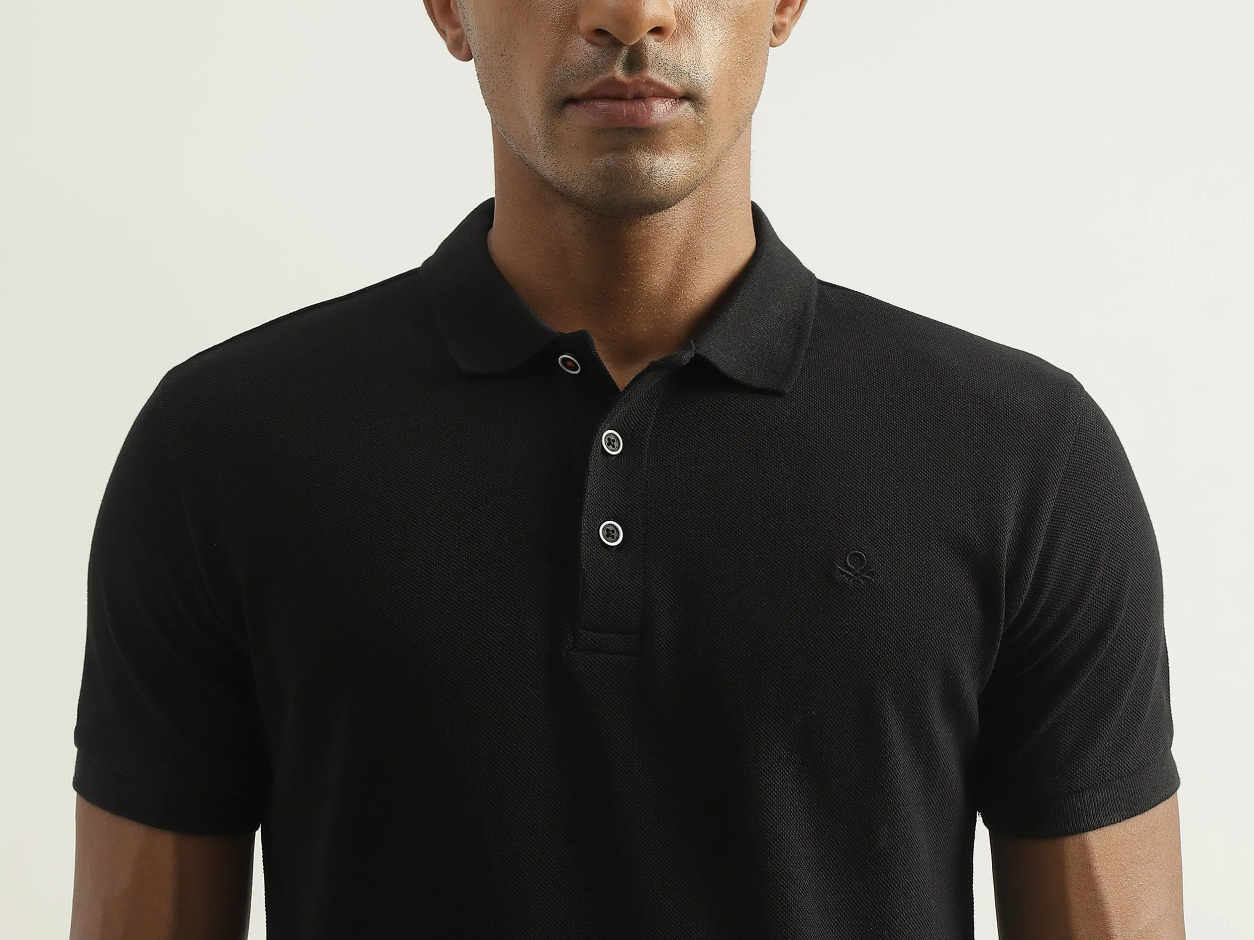 Solid Polo T-shirt