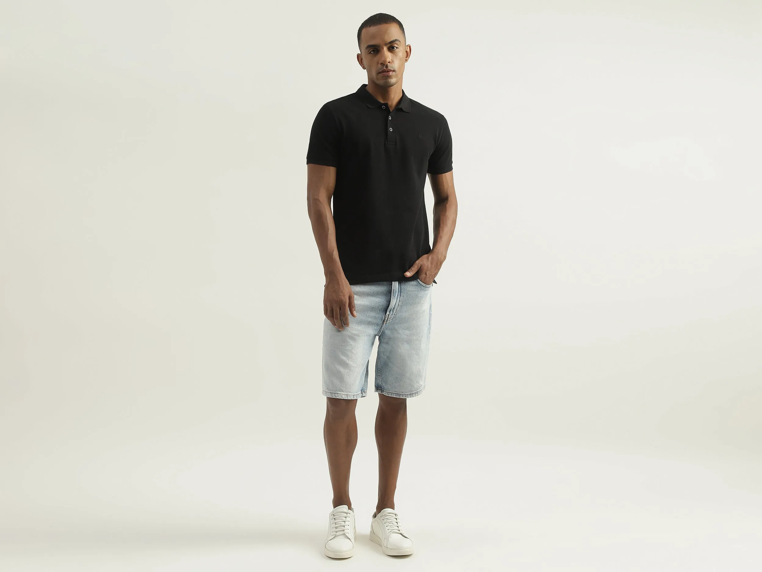 Solid Polo T-shirt