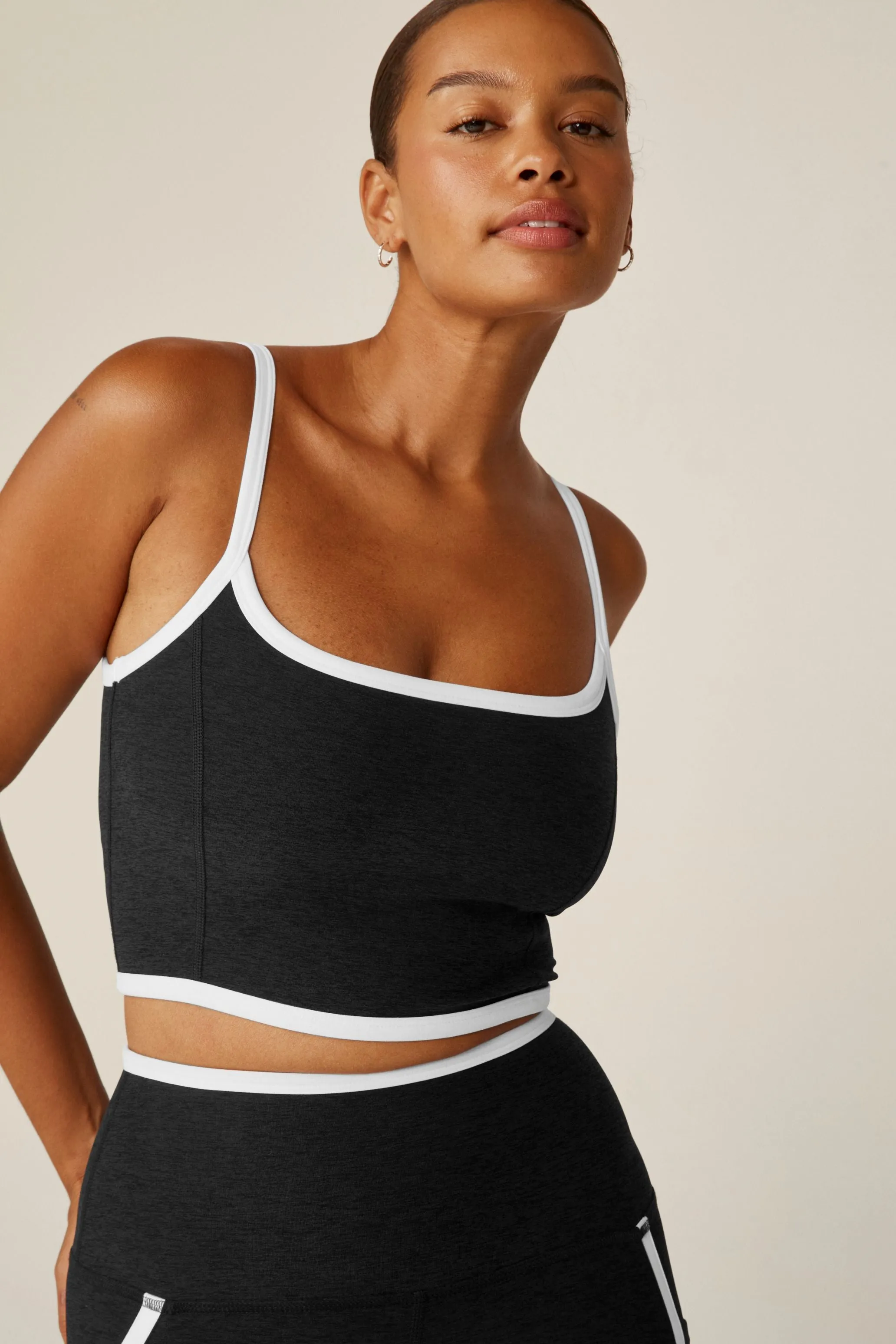 Spacedye New Moves High Cropped Tank