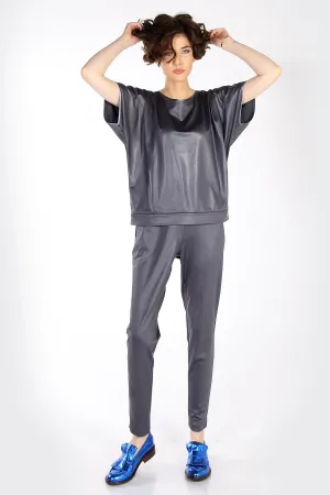 SPARKLY BLOUSE GRAY