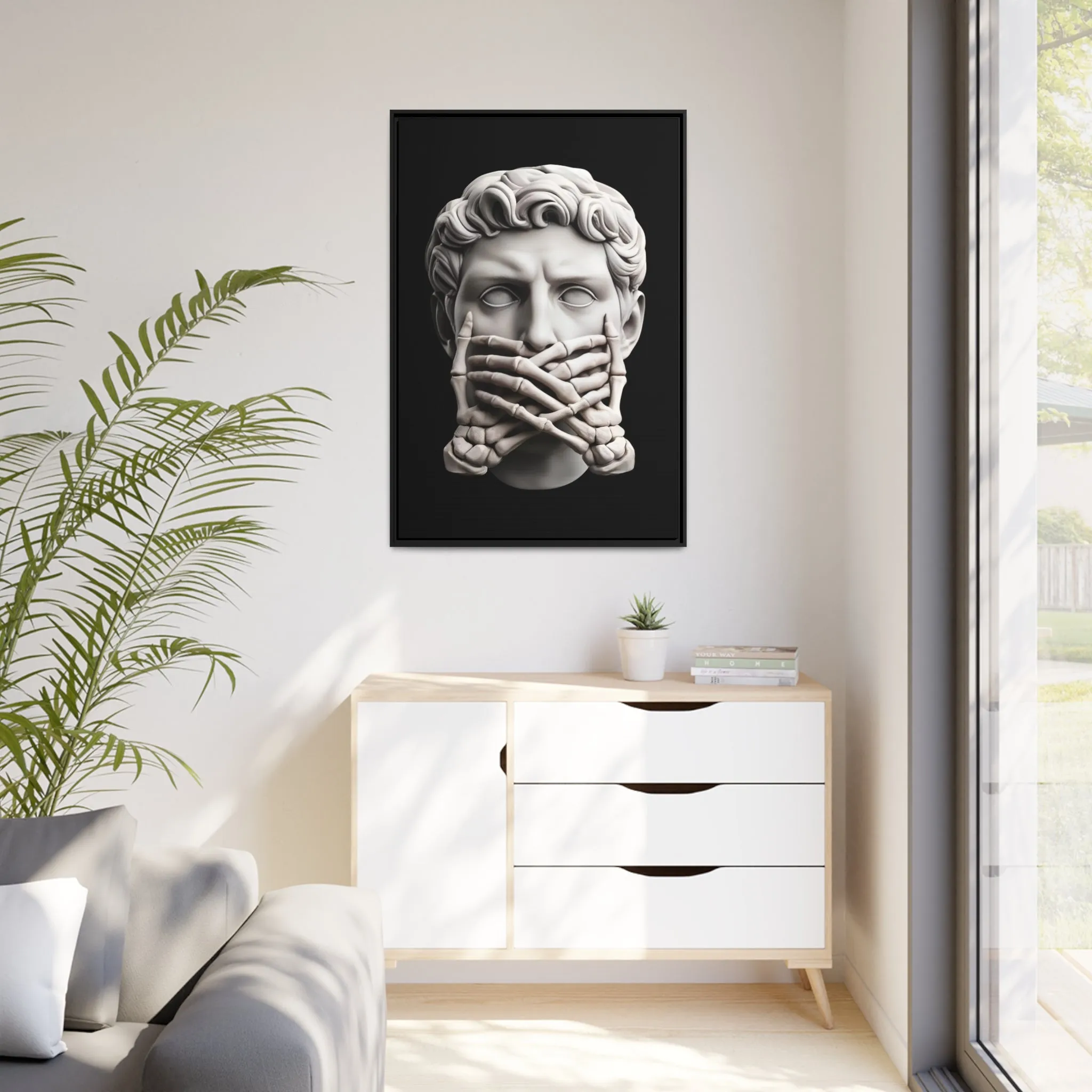 Speak No Evil Canvas & Frame