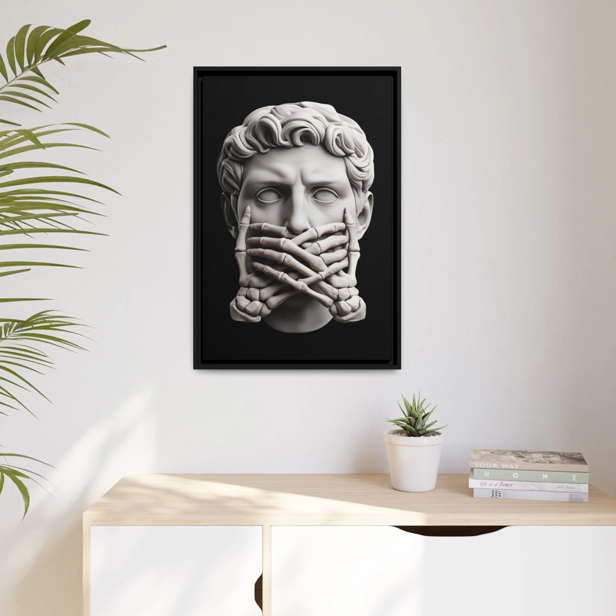 Speak No Evil Canvas & Frame