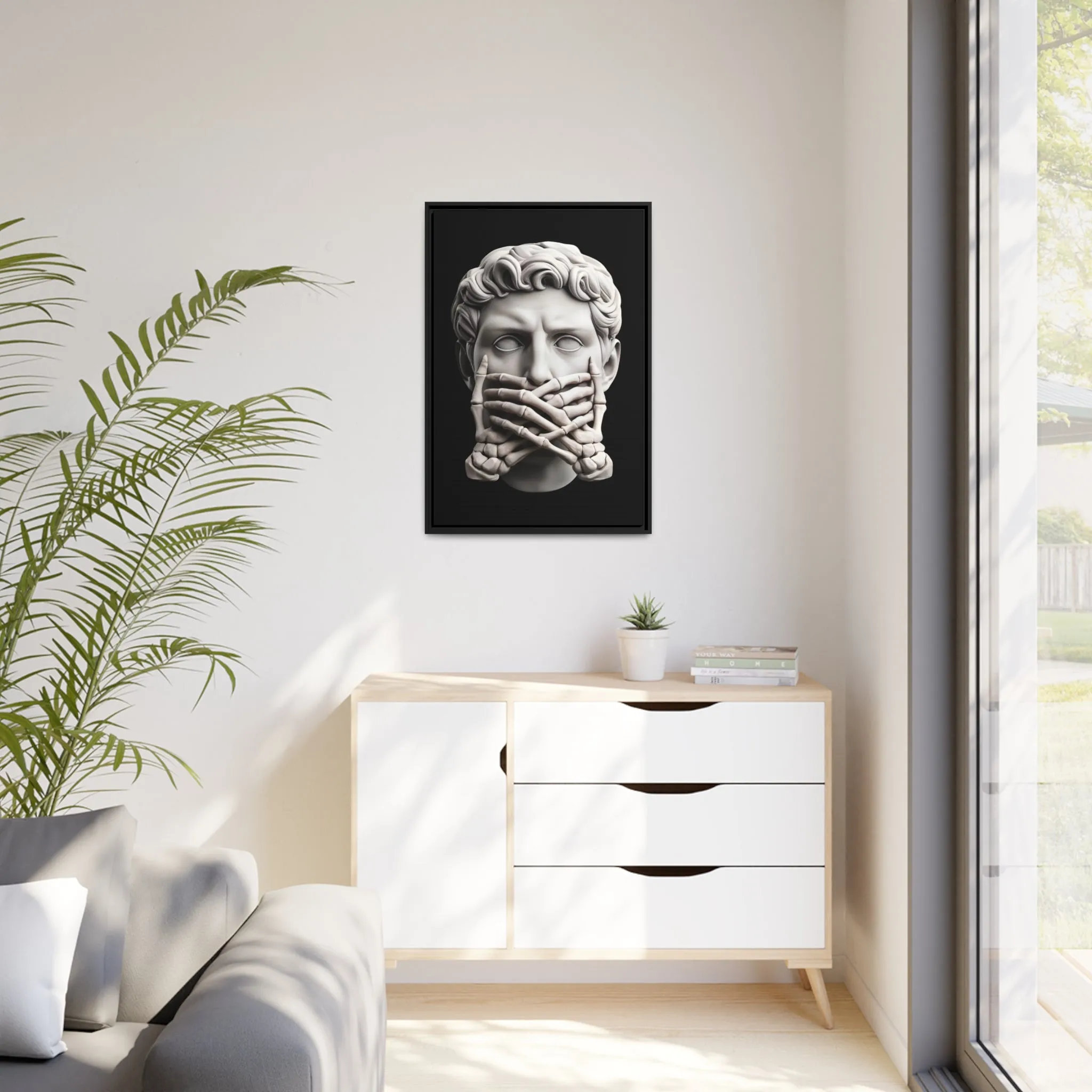 Speak No Evil Canvas & Frame