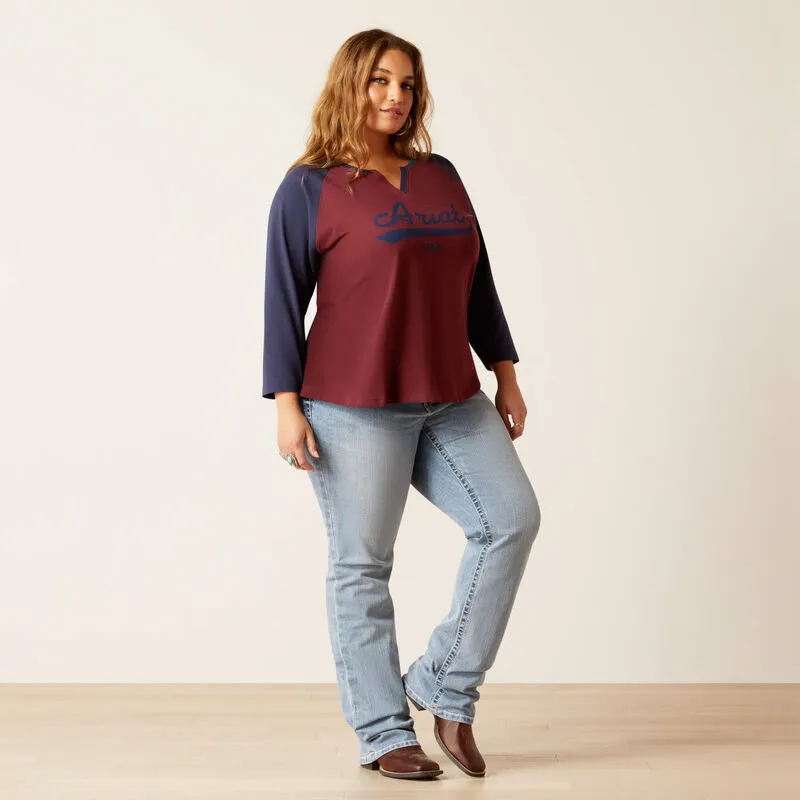 Split Neck Ladies T-Shirt | 10046257