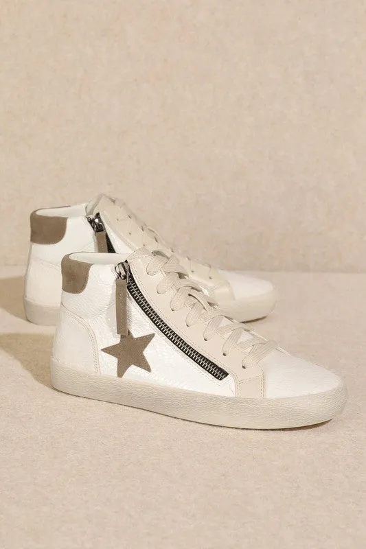 Star, High Top, Sneakers