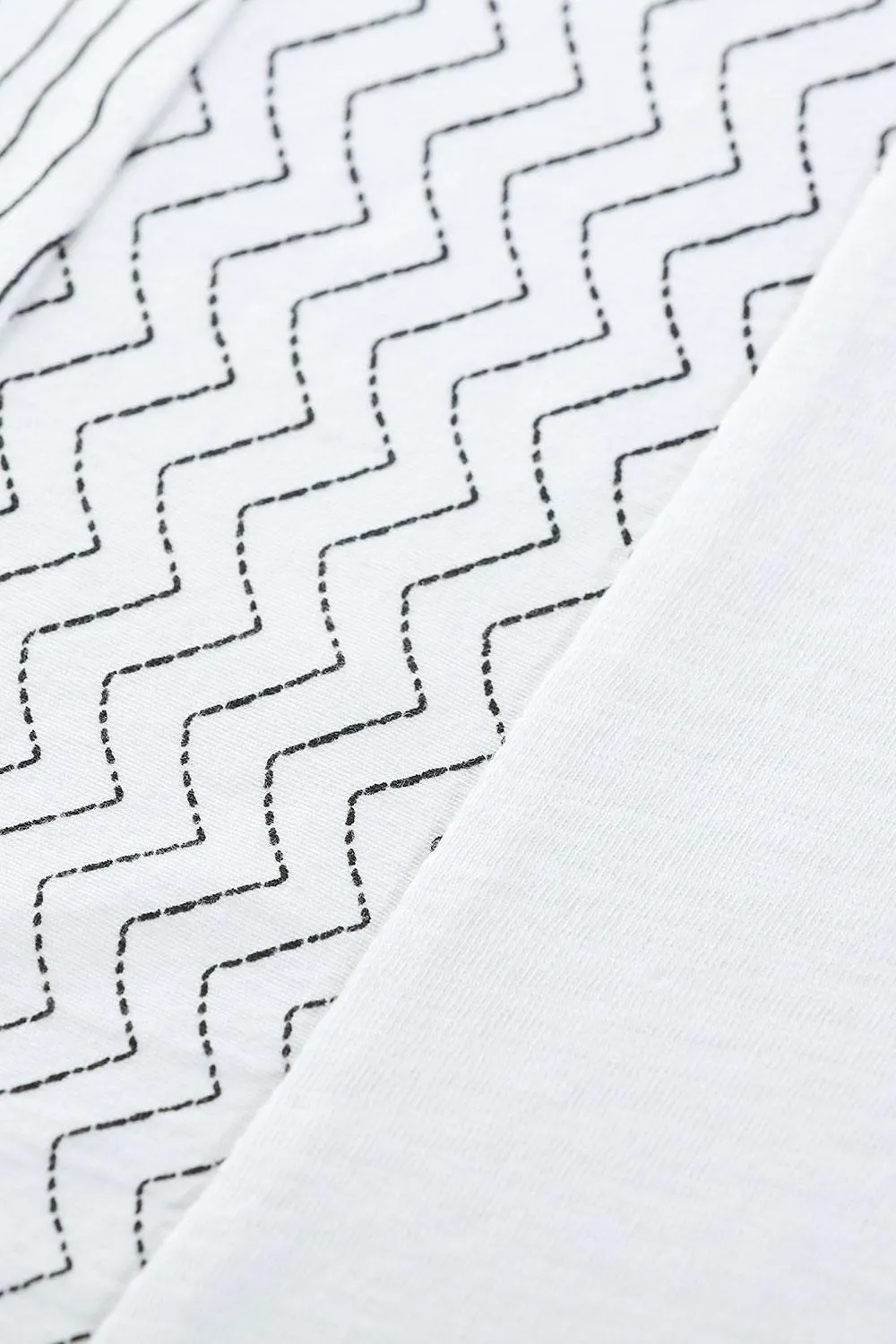 Stripe Block White T-Shirt