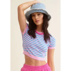 Striped Knit Crop