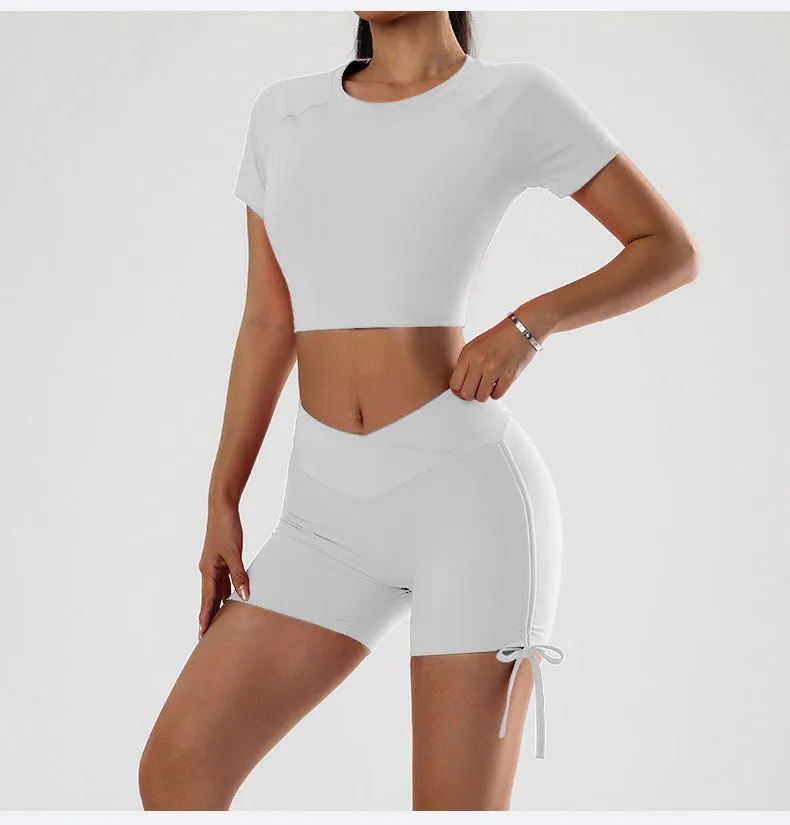 Summer Cropped Fitness Yoga Wear