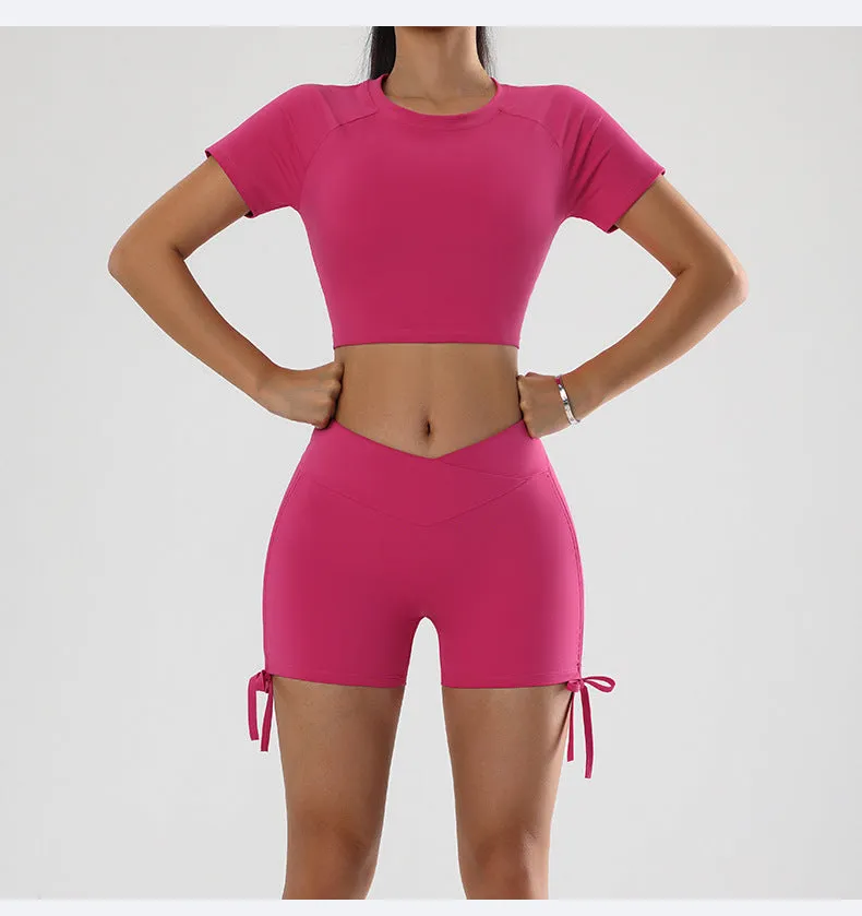 Summer Cropped Fitness Yoga Wear