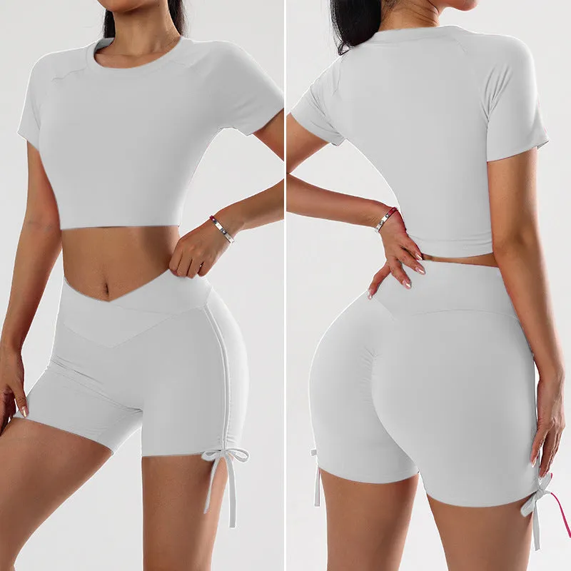 Summer Cropped Fitness Yoga Wear