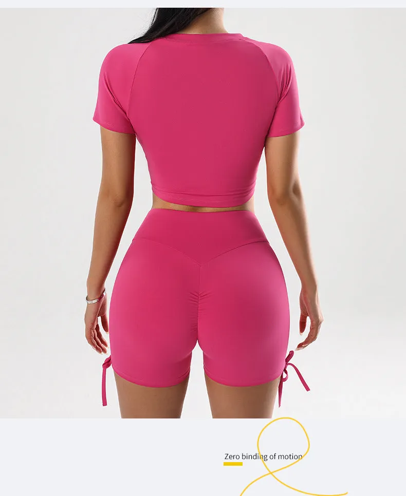 Summer Cropped Fitness Yoga Wear