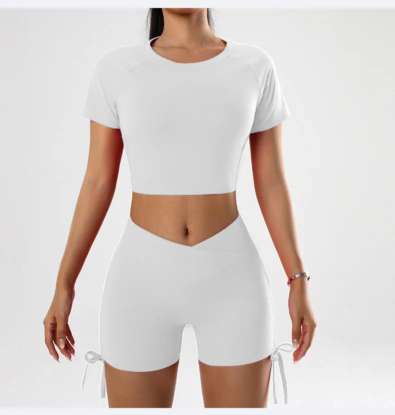 Summer Cropped Fitness Yoga Wear