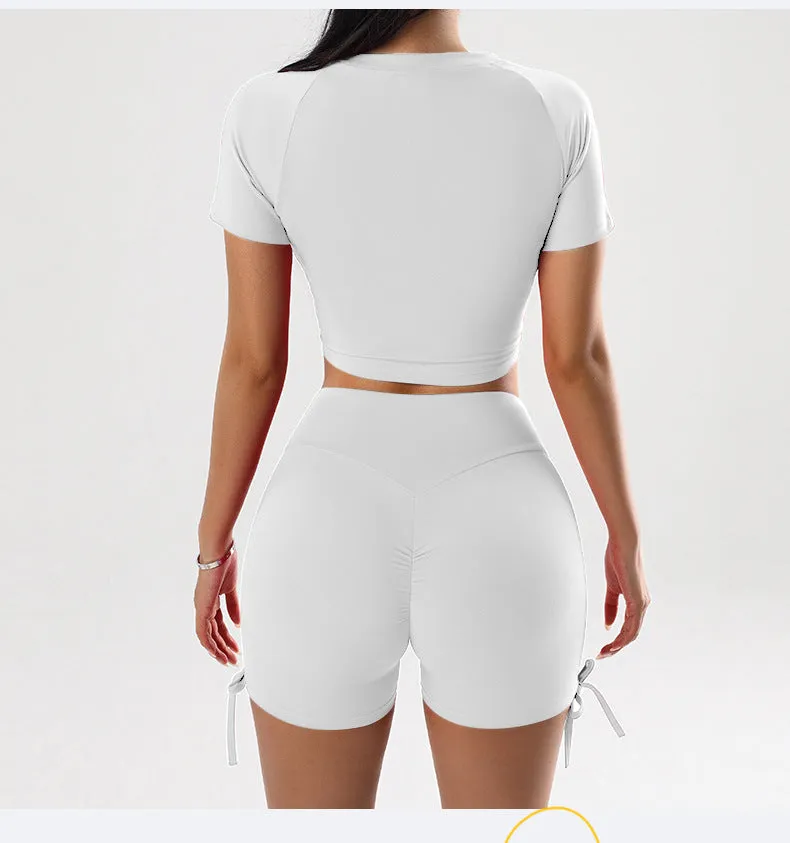 Summer Cropped Fitness Yoga Wear