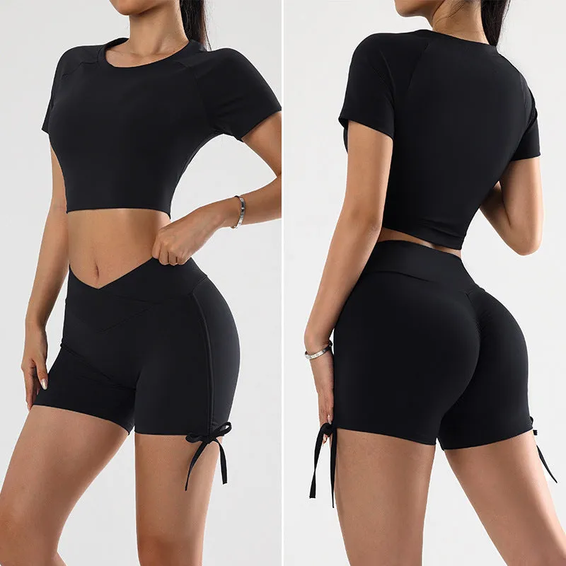 Summer Cropped Fitness Yoga Wear