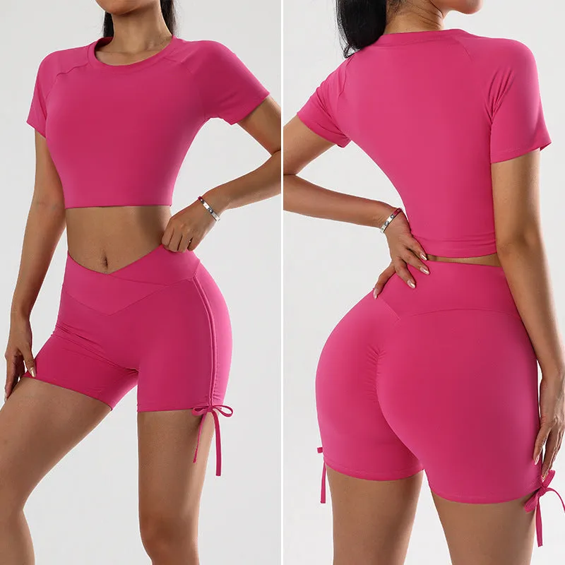 Summer Cropped Fitness Yoga Wear