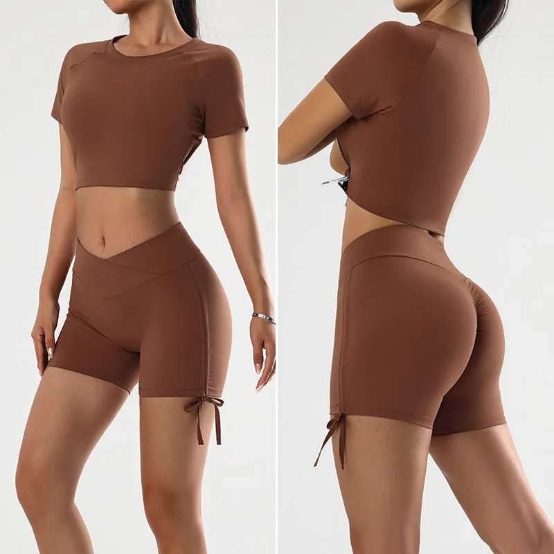 Summer Cropped Fitness Yoga Wear